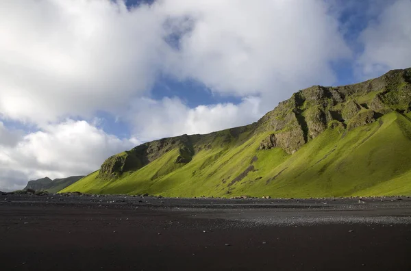 Reynisfjall Luz Noche — Foto de Stock