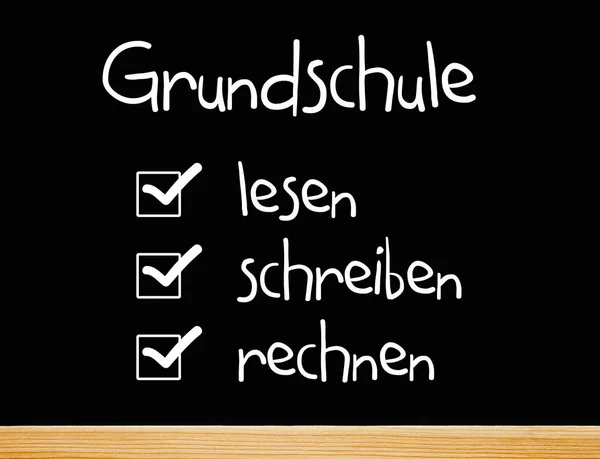 Zählen Nach Buchstaben Grundschule — Stockfoto