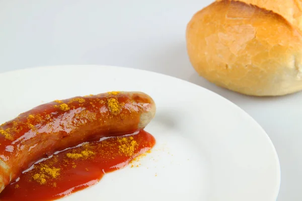 Oberinder Wurst Jako Currywurst — Stock fotografie