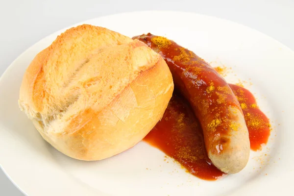 Oberinder Wurst Jako Currywurst — Stock fotografie