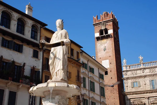 Torre Del Gardello Madonna Verona — Foto Stock