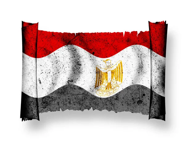 Pavillon Egypt Drapeau National Pays — Photo