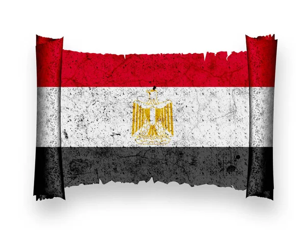Egyptská Vlajka Národní Vlajka — Stock fotografie