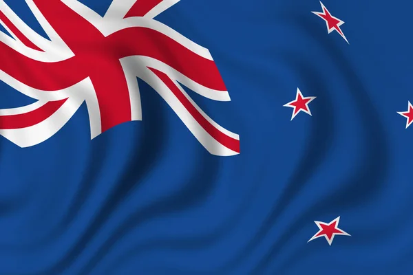 Flag New Zealand Drapeau National Pays — Photo