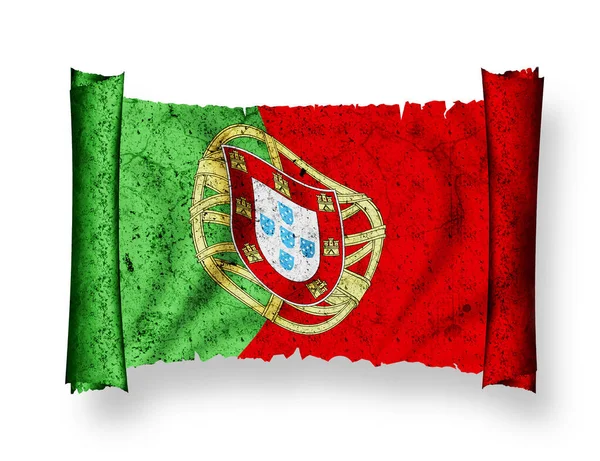 Portugals Flagga Nationell Flagga — Stockfoto