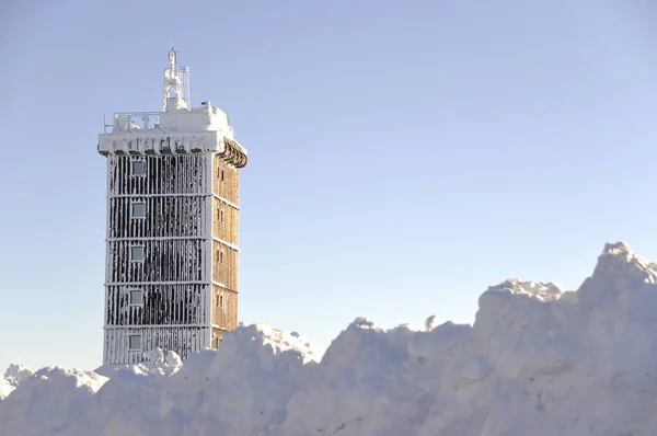 Stazione Meteo Sul Brocken — Foto Stock