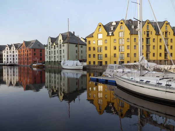 Vista Paesaggi Scandinavia Nel Nord Europa — Foto Stock