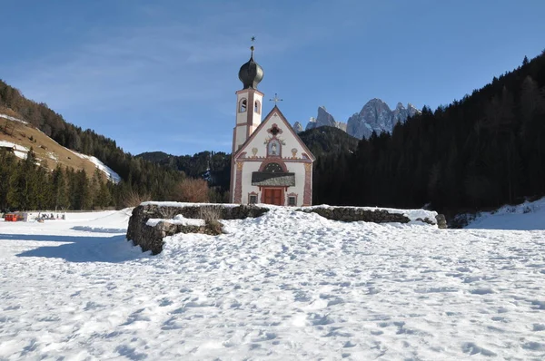 Villnoesstal Tirol Del Sur — Foto de Stock