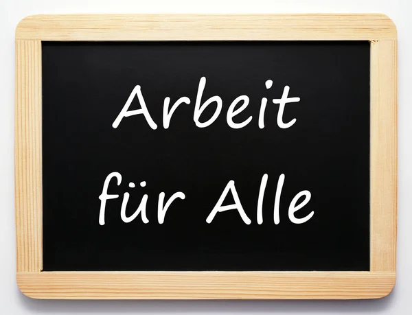 Tafel Mit Text Auf Schwarzer Tafel — Stockfoto