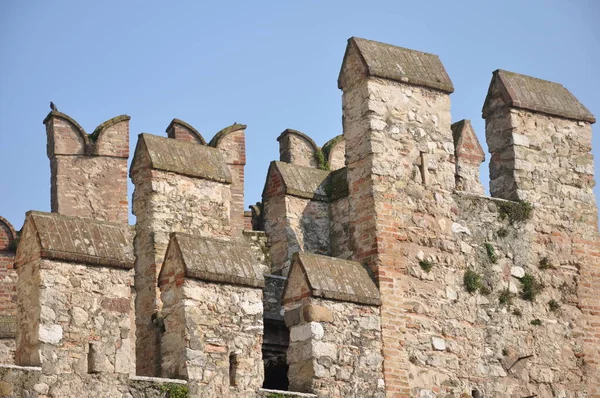 Vista Panorâmica Bela Arquitetura Medieval Fortaleza — Fotografia de Stock