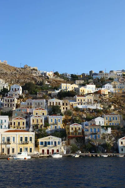 Het Eiland Van Symi Rhodos Griekenland — Stockfoto