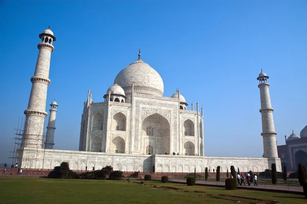 Slavný Taj Mahal Mauzoleum Agra Indie — Stock fotografie