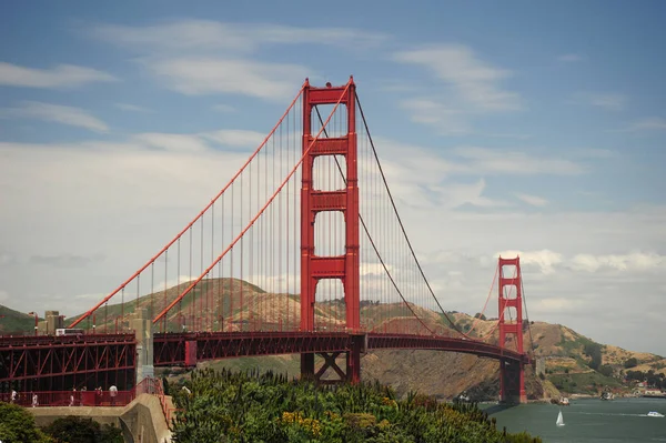 Célèbre Golden Gate Bridge San Francisco — Photo