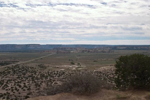 Förtrollad Mesa Sandsten Butte Cibola County New Mexico Usa Miles — Stockfoto