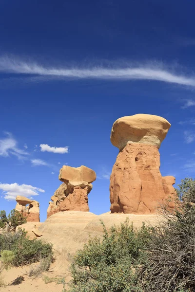 Hoodoos Devils Garden Canyons Escalante Grand Staircase Escalante National Monument — Fotografia de Stock