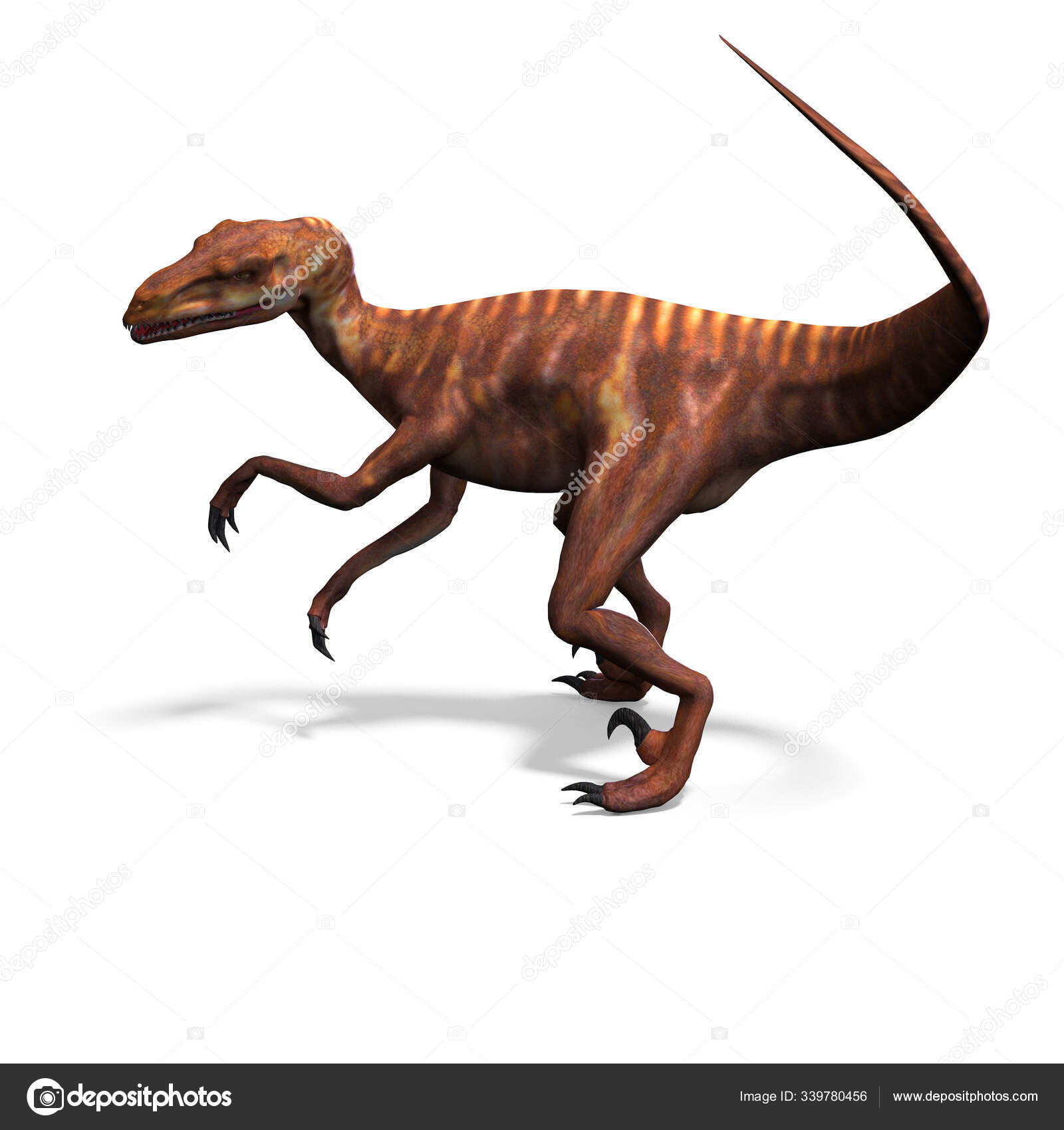 Deinonychus stock image