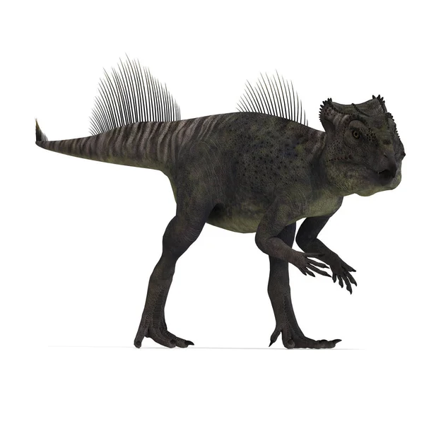 Dinosaurier Archaeoceratops Rendering Mit Clipping Pfad Und Schatten Über Weiß — Stockfoto