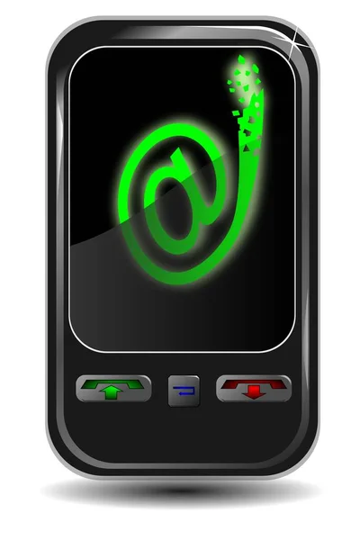 Smartphone Con Icono Correo Electrónico — Foto de Stock