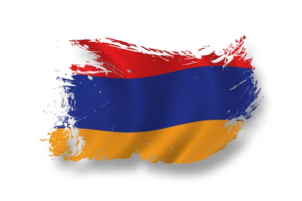 Flagge Von Armenien Patriotismus Und Länderflagge — Stockfoto