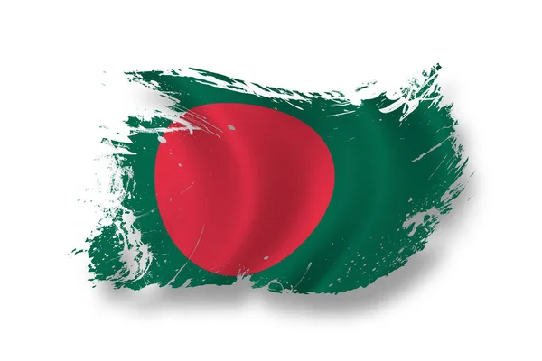 Bandiera Banglades Patriottismo Bandiera Campagna — Foto Stock