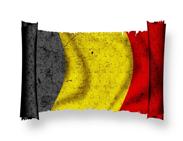 Flaga Belgii Patriotyzm Flaga Kraju — Zdjęcie stockowe