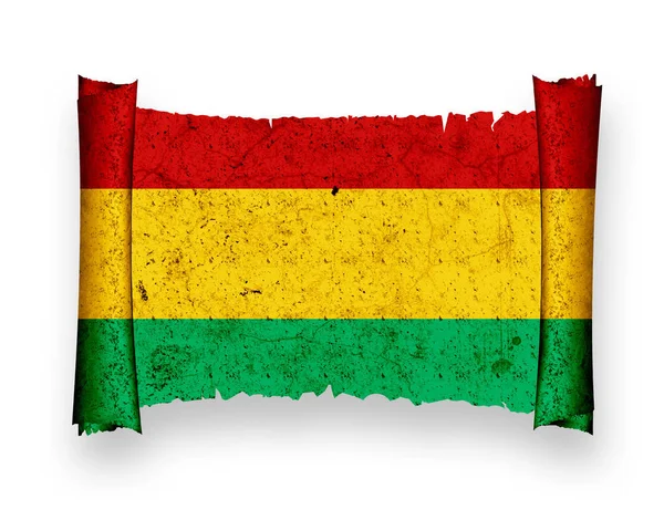 ボリビア愛国心国旗 — ストック写真