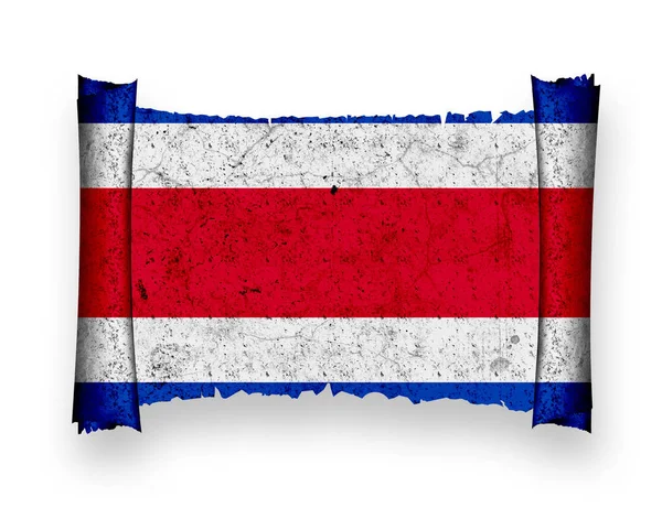 Vlag Van Costa Rica Patriottisme Vlag Van Het Land — Stockfoto