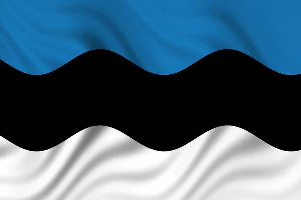 Bandeira Estonia Patriotismo Bandeira País — Fotografia de Stock