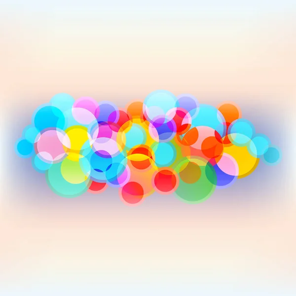 Abstrakt Färgstarka Bakgrund Med Färg Cirklar Och Ringar — Stockfoto