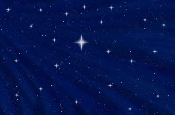 Abstraktní Obraz Krásné Modré Hvězdné Noční Oblohy — Stock fotografie