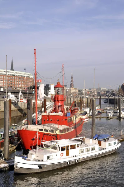 Hamburg Kuzey Almanya Büyük Bir Liman Şehri — Stok fotoğraf