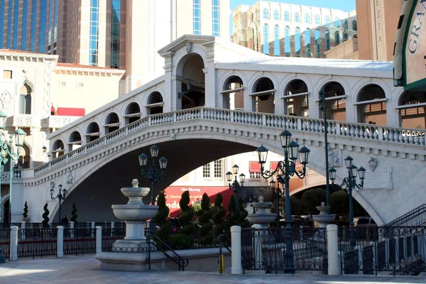 Rialto Bridge Las Vegas — Stock Photo, Image