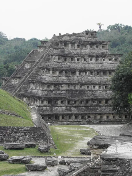 Tajin Site Cultural Com Pirâmides México — Fotografia de Stock