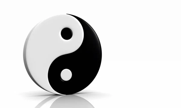 Yin Yang Sembolü — Stok fotoğraf