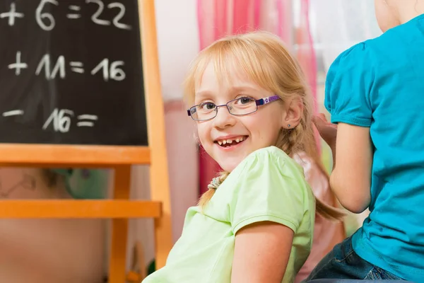 Children Playing School — Stock Photo, Image