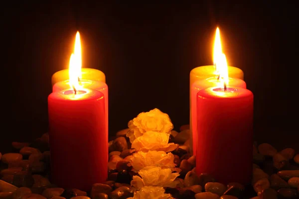 Великодня Свічка Моліться Любові — стокове фото