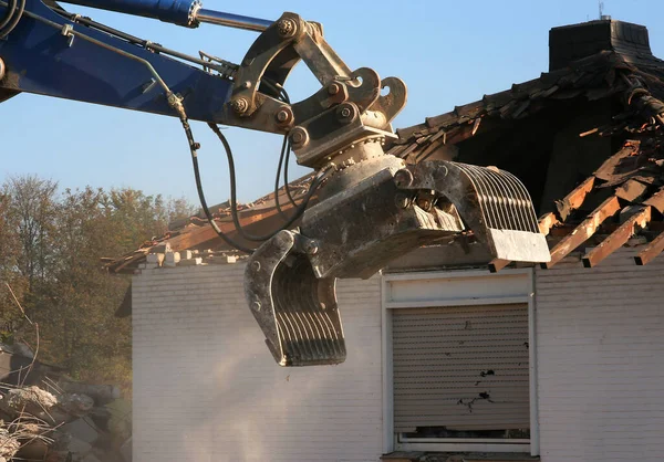 Demolition Residential Building — Stock Photo, Image