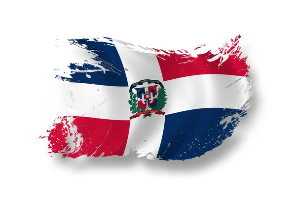 Vlajka Dominické Republiky Patriotismus Vlajka Země — Stock fotografie
