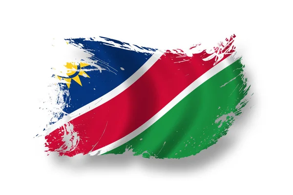 Namibias Flagga Patriotism Och Landsflagga — Stockfoto