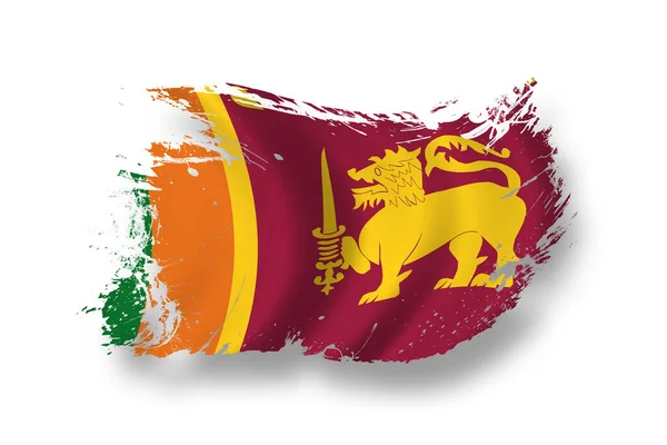 Vlag Van Sri Lanka Patriottisme Landvlag — Stockfoto