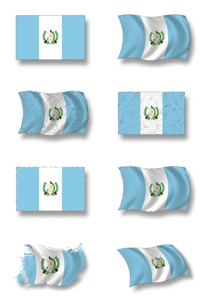 Zászló Guatemala Hazafiság Ország Zászlaja — Stock Fotó