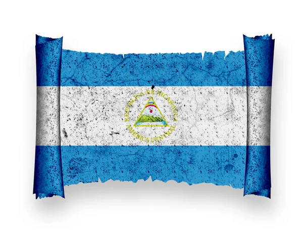 Vlag Van Nicaragua Patriottisme Landvlag — Stockfoto