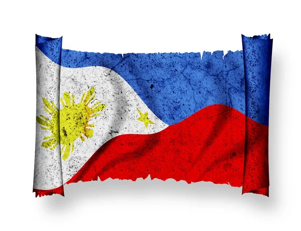 Flagge Der Philippinen Des Patriotismus Und Des Landes — Stockfoto