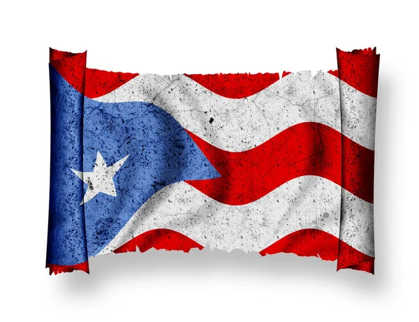 Bandera Del Puerto Rico Patriotismo País — Foto de Stock