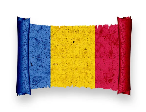 Bandera Romania Patriotismo País —  Fotos de Stock