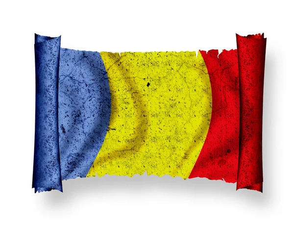 Bandera Romania Patriotismo País —  Fotos de Stock