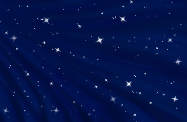 Μεγάλη Ροή Μπλε Έναστρο Νύχτα Φόντο Εικόνα — Φωτογραφία Αρχείου