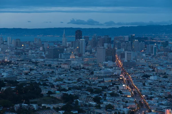 Сан Франциско Твін Піки — стокове фото