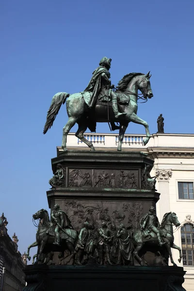 Frederick Nagy Berlini Lovas Szobor — Stock Fotó