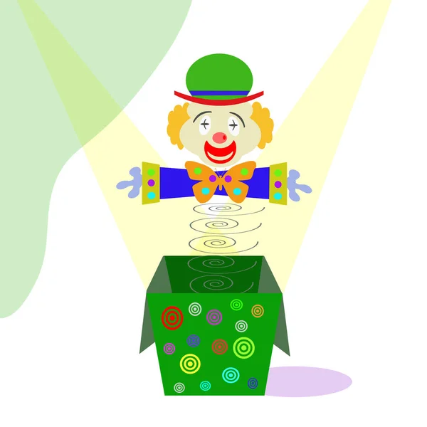 Spring Colored Clown — Stock Photo, Image
